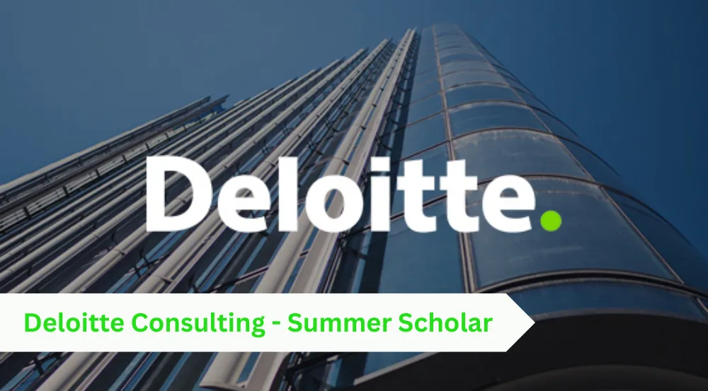 Deloitte Consulting Summer Scholar (Business Technology Solutions